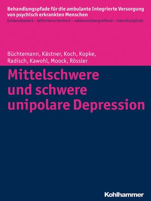 cover image of Mittelschwere und schwere unipolare Depression